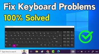 Fix Keyboard Problems in Windows 11 and 10 Laptops Desktops Quick Way [upl. by Ybot936]