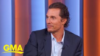 Matthew McConaughey talks Greenlights Grant Initiative [upl. by Orferd]