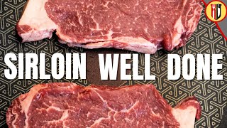 How to cook sirloin steak in a pan  Well Done [upl. by Klara490]