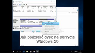 Jak podzielić dysk na partycje Windows 10 [upl. by Kcirdahs]