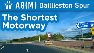 A8M Baillieston Spur  The shortest motorway in the UK [upl. by Hwu]