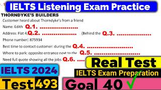 IELTS Listening Practice Test 2024 with Answers Real Exam  493 [upl. by Divadnoj983]