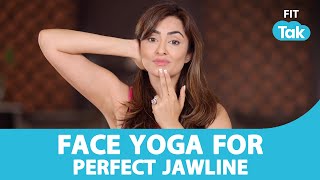 Perfect Jawline  Face Yoga For Long Aged VShaped Jaw  Face Yoga With Vibhuti  Fit Tak [upl. by Nnylatsirk]