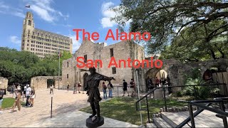 The Battle of the Alamo Live Reenactment at the San Antonio Historical Site [upl. by Hanala133]