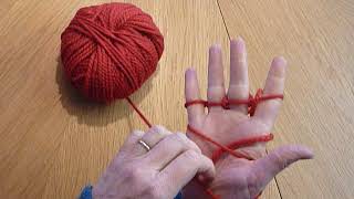 StrickSchule Fingerstricken für Linkshänder [upl. by Walcott996]