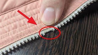 The tailor shared a secret How to fix a broken zipper [upl. by Dugas]