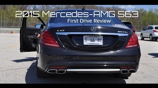 2015 MercedesAMG S63  First Drive Review [upl. by Darken423]