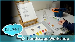 Strathmore Artist Workshop – Landscape Part 1 [upl. by Noevad778]