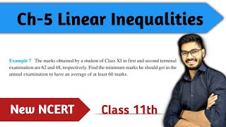 Class 11 Example 7 of Linear Inequalities  Chapter 5 Linear Inequality  New NCERT  Examples [upl. by Monteith]