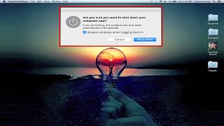 Shutting Down Mac Apple Computer [upl. by Libbna]