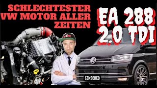 EA288 VW T6 20 TDI CXF Motor  Der SCHLECHTESTE VW Motor an dem ich JEMALS gearbeitet habe [upl. by Lontson]