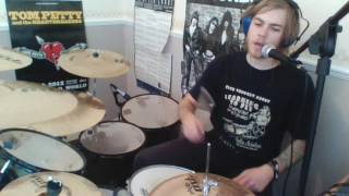 Tom Petty Southern accents drums amp vocals cover [upl. by Gehman]