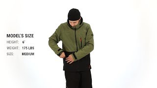 686 Smarty 3in1 Phase Softshell Snowboard Jacket Fit Review  Tactics [upl. by Raybourne]