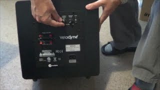 Velodyne Impact 10 Subwoofer Unboxing [upl. by Oria]