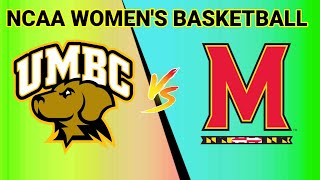 Maryland Terrapins vs UMBC Retrievers  2024 NCAA WOMENS BASKETBALL LIVE SCORE [upl. by Aduh]