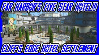 Far Harbors 5Star Hotel with Mods fallout4 fallout falloutmods farharbor fallout4settlement [upl. by Acima916]