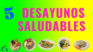 DESAYUNOS SALUDABLES fáciles de hacer desayunos ricos nutritivos y completos [upl. by Sully474]