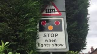 Tour of AstonByStone Level Crossing Staffordshire [upl. by O'Malley]