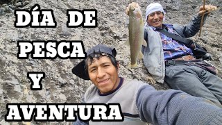 OTRO DÍA MÁS DE PESCA y AVENTURA truchas grandes [upl. by Ahsenre]