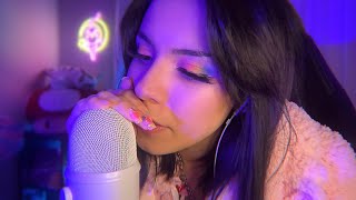 ASMR Extremely Up Close Whispers  Triggers Covering amp Uncovering the mic Soft Spoken Rambles 🌷 [upl. by Mella77]