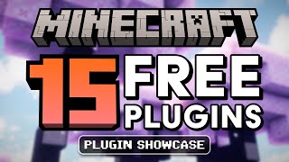 Top 15 AMAZING Free Plugins for Minecraft Servers [upl. by Einyaj]