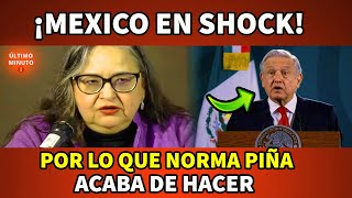 ¡TODO MEXICO EN SHOCK POR LO QUE NORMA PIÑA ACABA DE HACER [upl. by Acenahs]