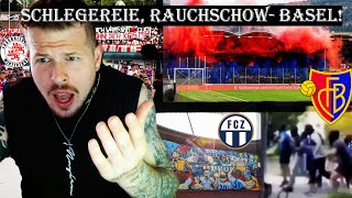 KURVESPERRI für BASEL wege HOOLIGANS FCZ mit KUNSTWERK SL Rundi 6 Reaction [upl. by Stutzman]