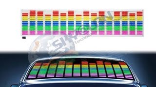 Ecualizador Led Audioritmico StikerPara Vehiculo [upl. by Ginnie]