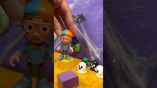 Blippis Halloween FLOOR IS LAVA CHALLENGE Candy Prize at the END blippi shorts [upl. by Saqaw618]