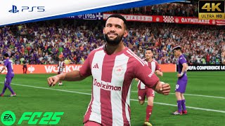 FC 25  Olympiakos vs Fiorentina  UEFA Europa Conference League Finals  Full Match  PS5™4K [upl. by Ahsima]