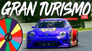 🔴LIVE  Gran Turismo 7 1st Ever Wheel of Misfortune Stream [upl. by Dirraj]