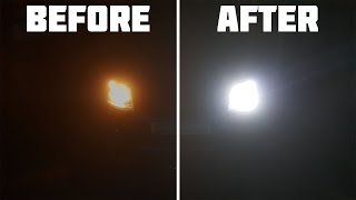 LED Headlight ULTRA White Bulbs upgrade [upl. by Iahs]