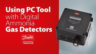 Connecting your Digital Ammonia Gas Detector to your computer with the Danfoss PC Tool [upl. by Cavit]