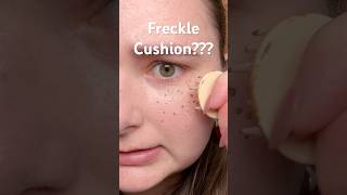 Freckle cushion compared to REAL freckles freckles makeupreview makeuptest [upl. by Lecia]