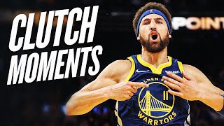 Klay Thompsons Most CLUTCH Warriors Moments [upl. by Dirfliw]