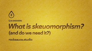 What is skeuomorphism and do we need it [upl. by Eseret]