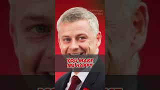 OLE GUNNAR SOLSKJAER fan chant  Manchester United legend player chant with lyrics [upl. by Seidnac]