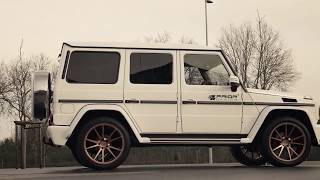 MercedesBenz GClass  PriorDesign PD Widebody AeroKit  Vossen Wheels [upl. by Seagrave]