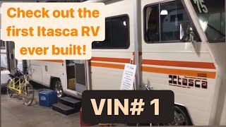 Vintage RVs  Full Tour Of The First Itasca Motorhome Ever Built [upl. by Anide]