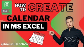 quotMastering Calendar Creation in MS Excel StepbyStep Tutorialquot [upl. by Nosille]