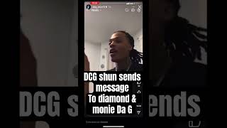 DCG shun speaks on Mello bucks friend diamond amp moni da g [upl. by Dionisio]