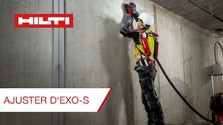 Hilti EXOS Overhead Exoskeleton  Ajuster [upl. by Ggerg]