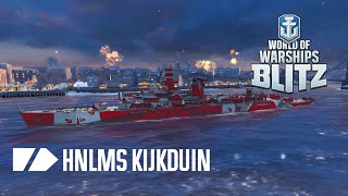 Lets Use HNLMS Kijkduin  World of Warships Blitz Gameplay worldofwarshipsblitz [upl. by Dennard900]