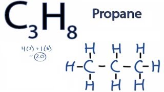 How to Draw the Lewis Structure for C3H8 Propane [upl. by Clim604]