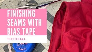 Tutorial Finishing Seams with Bias Binding [upl. by Elag]