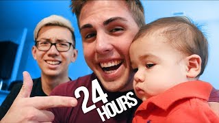 PARENTS FOR 24 HOURS CHALLENGE  NoBoom [upl. by Anifled]