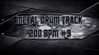 Violent Thrash Metal Drum Track 200 BPM  Preset 20 HQHD [upl. by Brozak852]