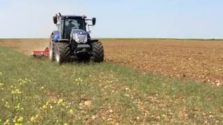 Preparador de elástomeros MADIM Trabajando en terrenos pedregosos del campo de PALENCIA [upl. by Eidlog]