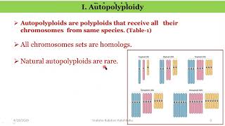 Polyploidy and its SIgnificance  Part I Numerical Chr Aberr [upl. by Kcirtapnhoj467]