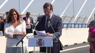 20150925  PRH  Inauguración Puente de La Constitución 1812 [upl. by Hamer]